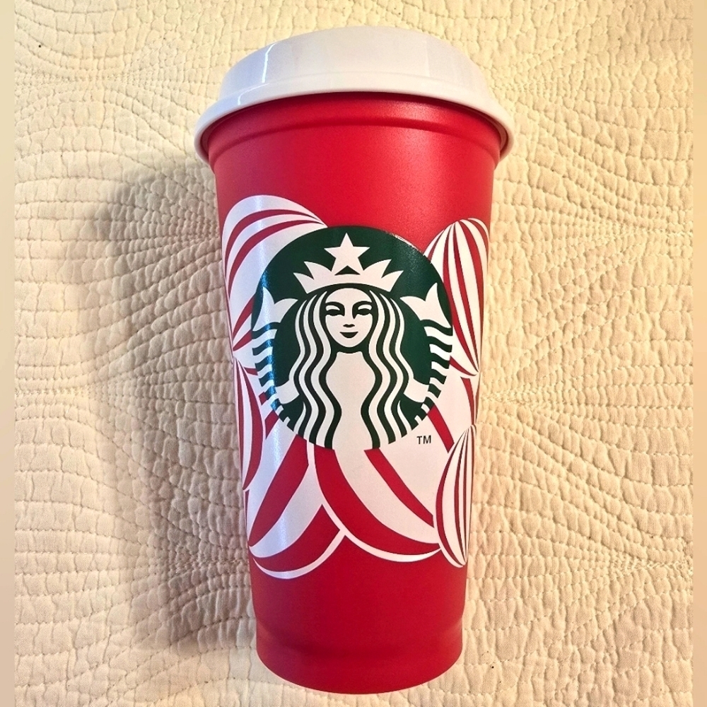 NWOT 2024 Starbucks Red Cup Day Reusable Cup with Sippy Lid